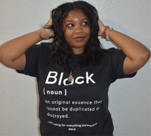 Load image into Gallery viewer, Black Definition Unisex Tee
