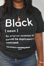 Load image into Gallery viewer, Black Definition Unisex Tee
