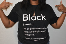 Load image into Gallery viewer, Black Definition Unisex Tee
