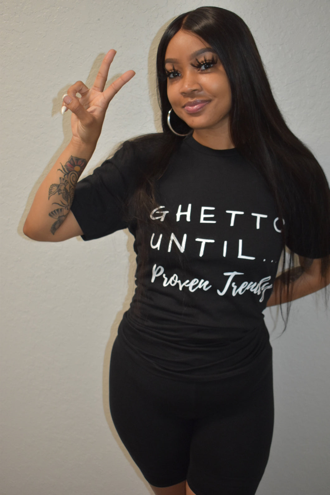 Ghetto Until Proven Trendy Signature Tee