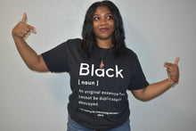 Load image into Gallery viewer, Black Definition Unisex Tee
